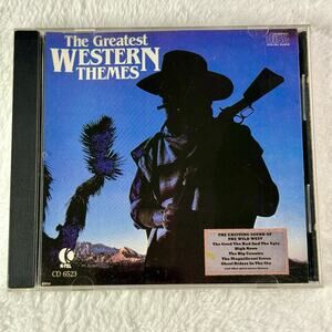 The Greatest Western Themes CD 1986 K-Tel 16 Classic Movie Soundtracks Films